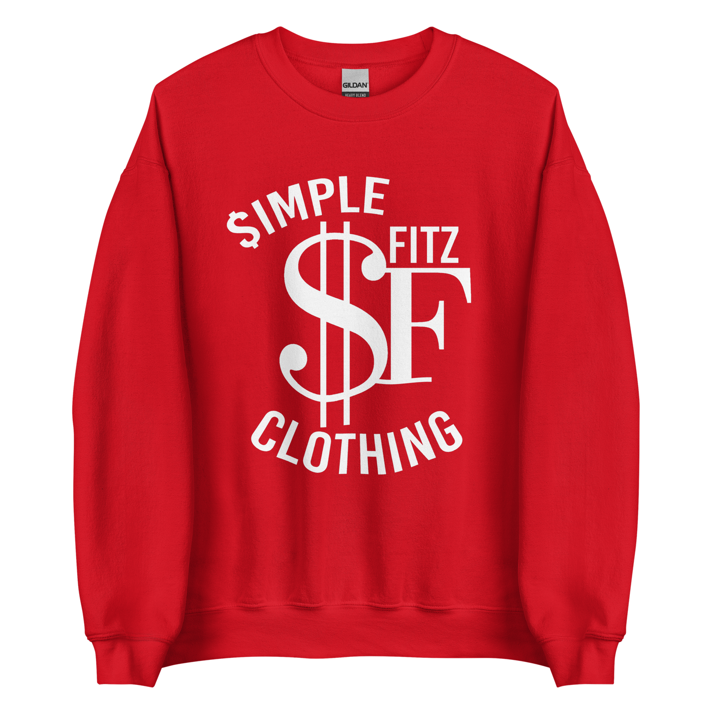 “SIMPLE FITZ” SWEATSHIRT (RED)