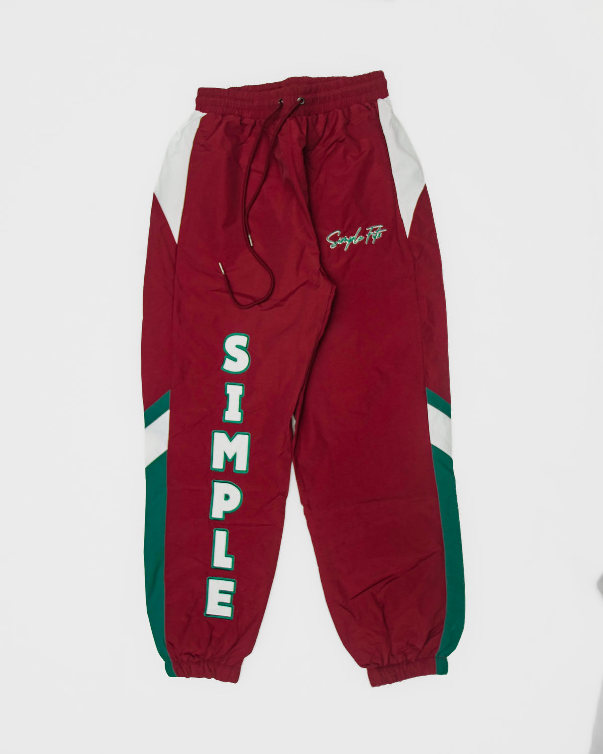 "SIMPLE FITZ" TRACKSUIT (RED/GREEN/WHITE)