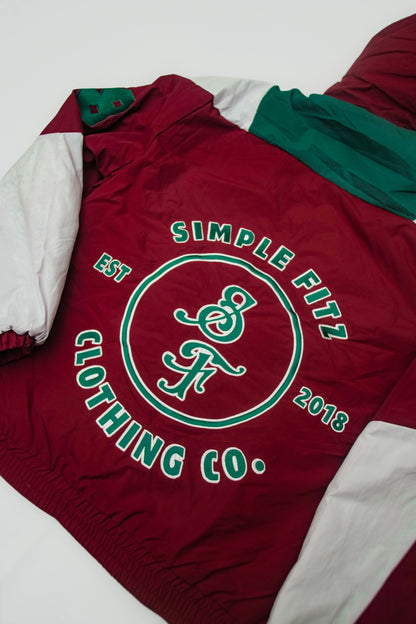 "SIMPLE FITZ" TRACKSUIT (RED/GREEN/WHITE)