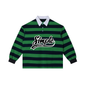 “SIMPLE” Stripe Polo Tee
