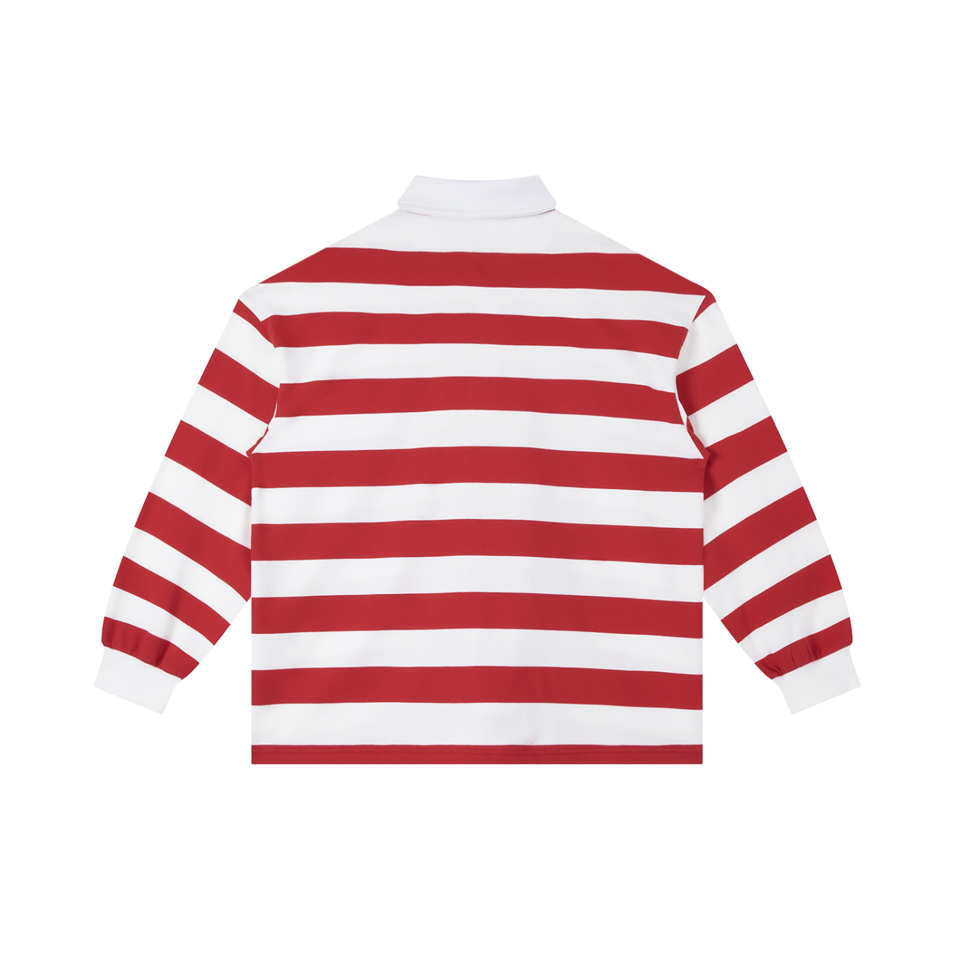 “SIMPLE” Stripe Polo Tee