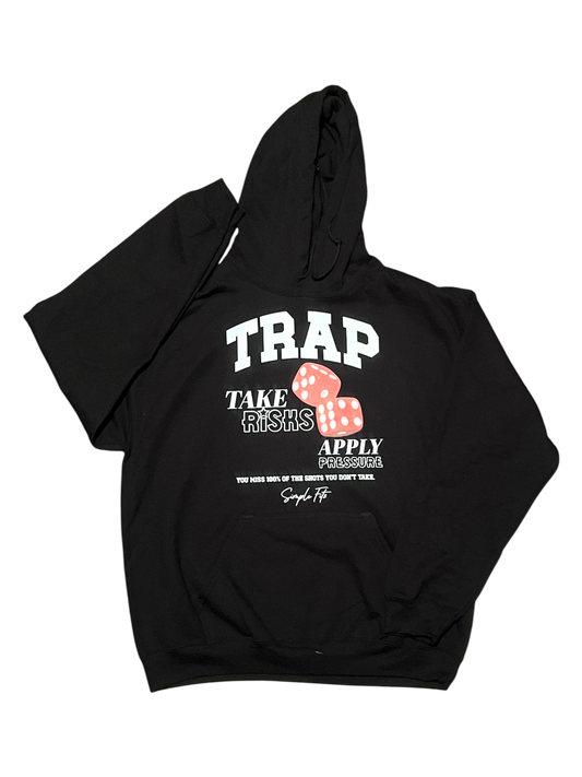 “TRAP” HOODIE (BLACK)