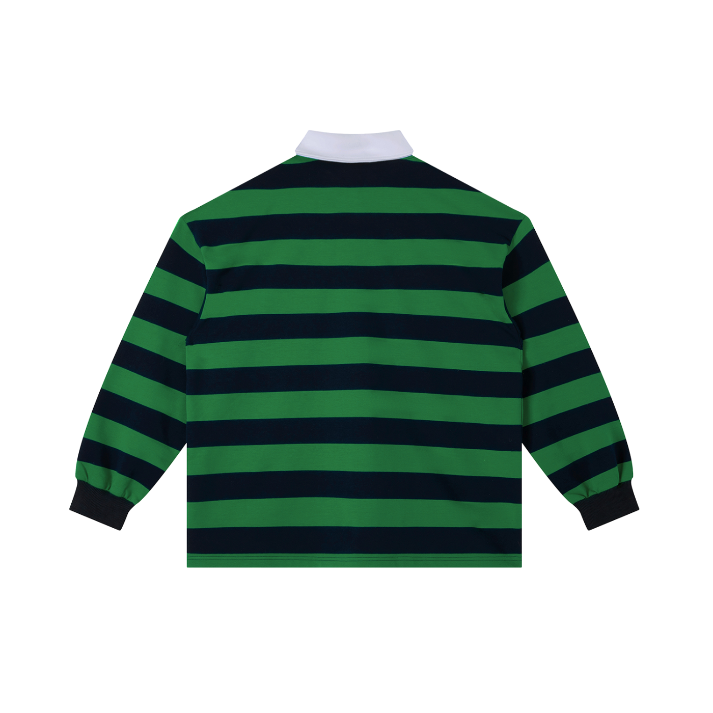 “SIMPLE” Stripe Polo Tee