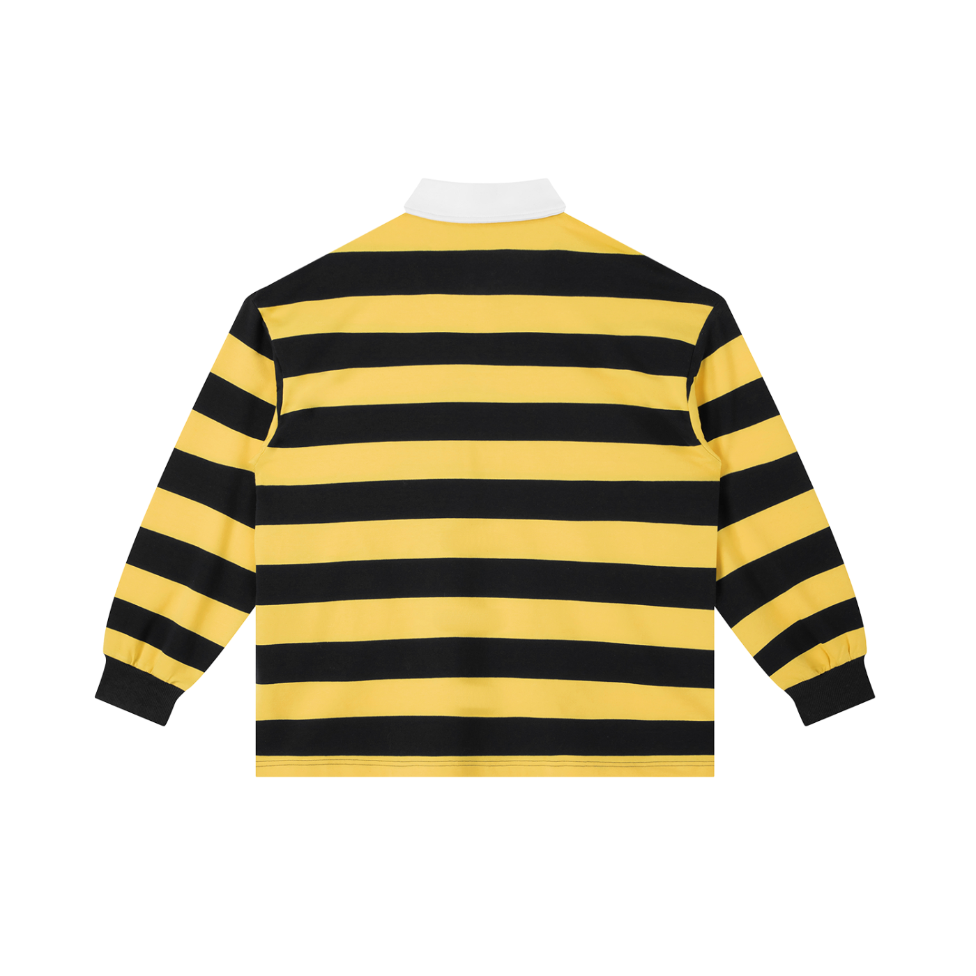 “SIMPLE” Stripe Polo Tee