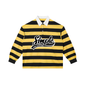 “SIMPLE” Stripe Polo Tee