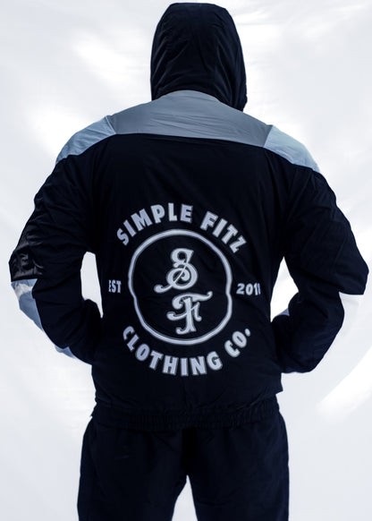 "SIMPLE FITZ" TRACKSUIT (BLACK/WHITE)
