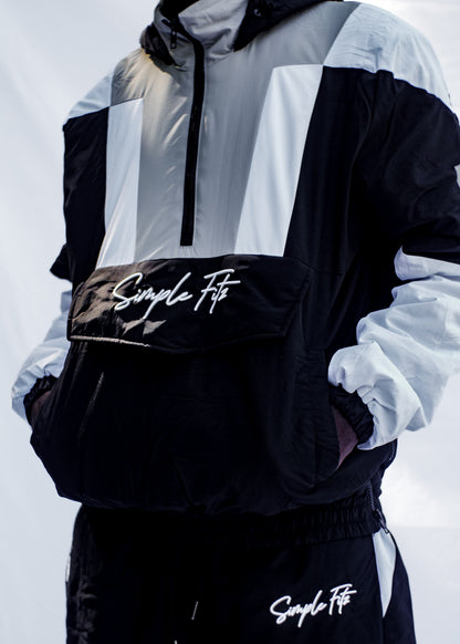 "SIMPLE FITZ" TRACKSUIT (BLACK/WHITE)