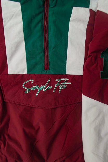 "SIMPLE FITZ" TRACKSUIT (RED/GREEN/WHITE)