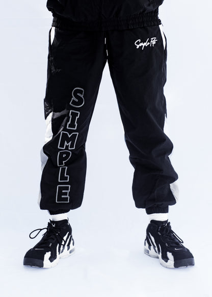 "SIMPLE FITZ" TRACKSUIT (BLACK/WHITE)
