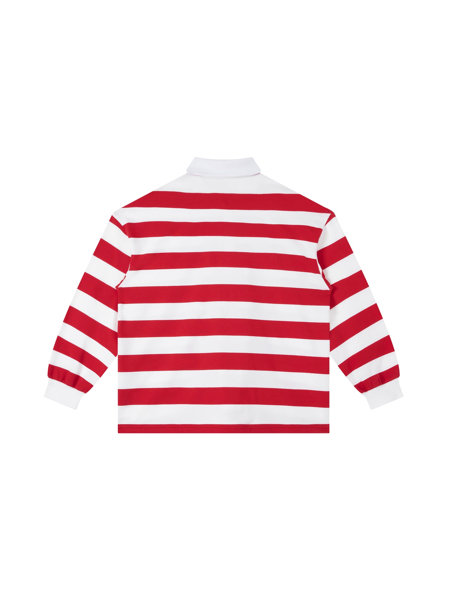 “SIMPLE” Stripe Polo Tee