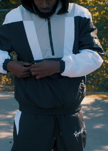 "SIMPLE FITZ" TRACKSUIT (BLACK/WHITE)