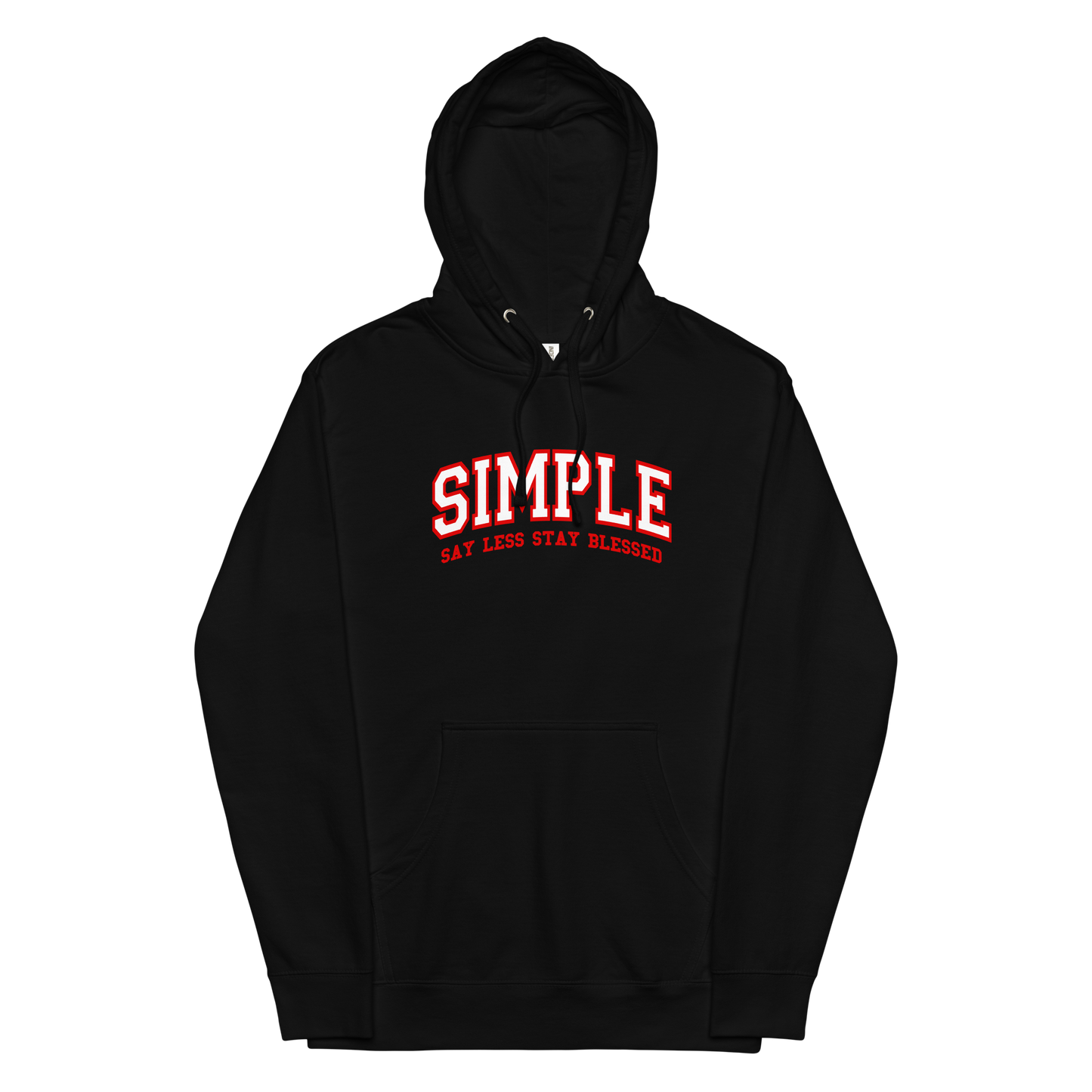 "MOTTO" HOODIE (BLACK/RED)