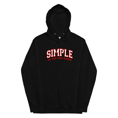 "MOTTO" HOODIE (BLACK/RED)