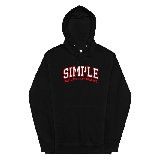 "MOTTO" HOODIE (BLACK/RED)